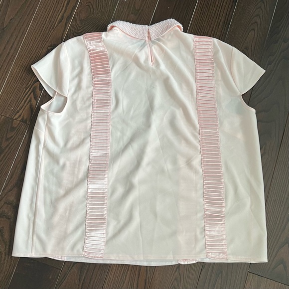 Ted Baker London sew in love blush pink blouse size 4 - Picture 2 of 5